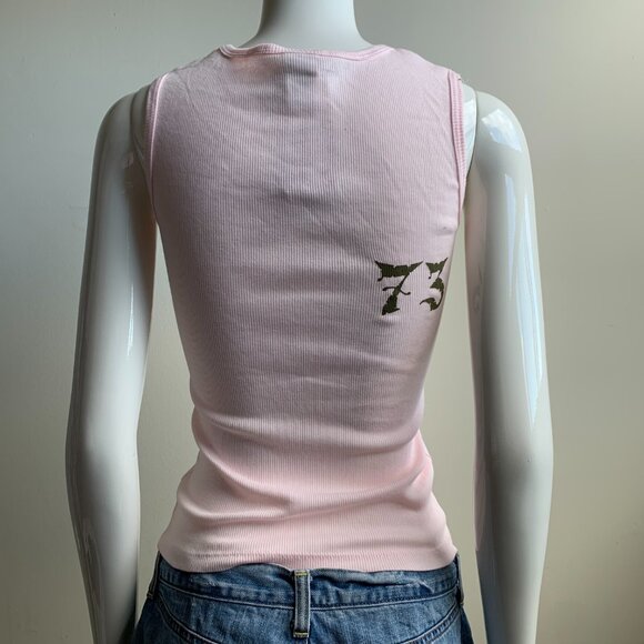 Billabong surf light pink ribbed tank top - Picture 5 of 5